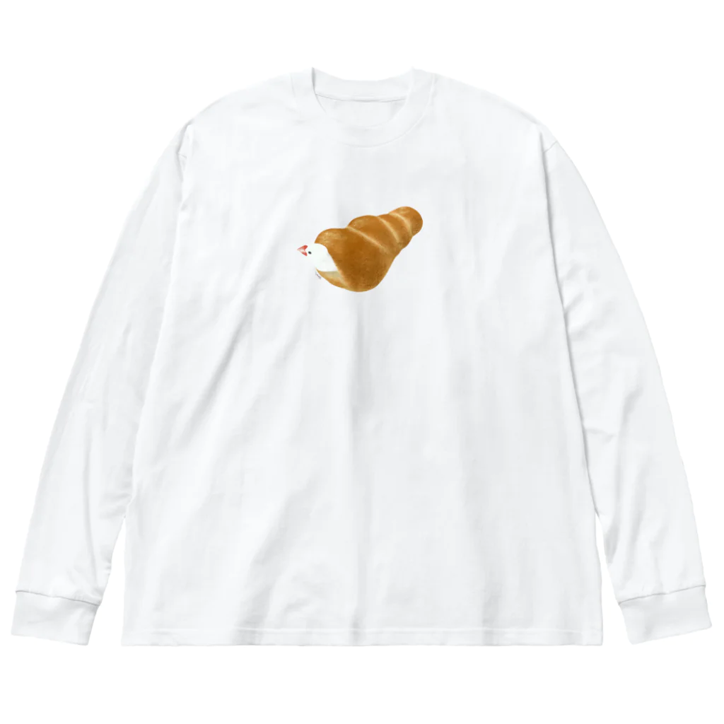 🐟と愉快なぶんちょ達のコルネぶんちょ ビッグシルエットロングスリーブTシャツ