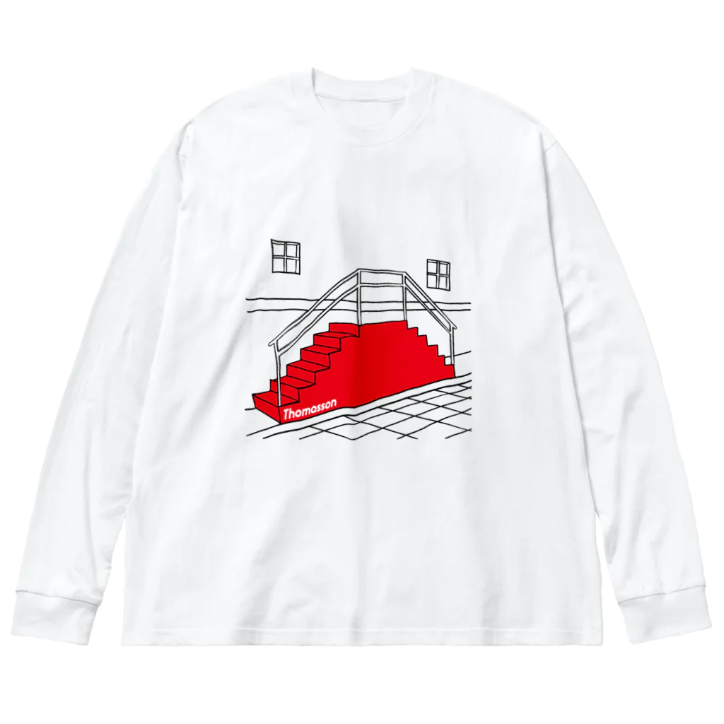 ゴトーアヒルのトマソン無用階段 Big Long Sleeve T-Shirt