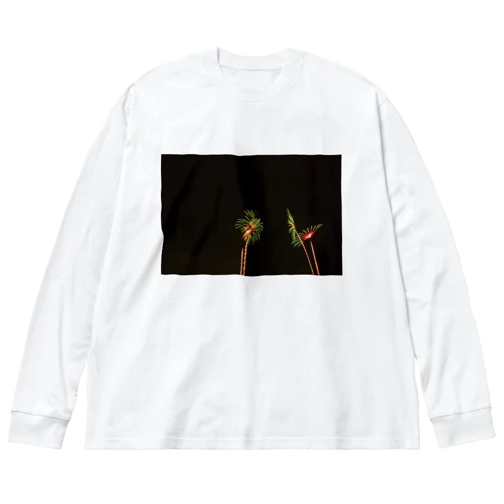 seaの花火 Big Long Sleeve T-Shirt