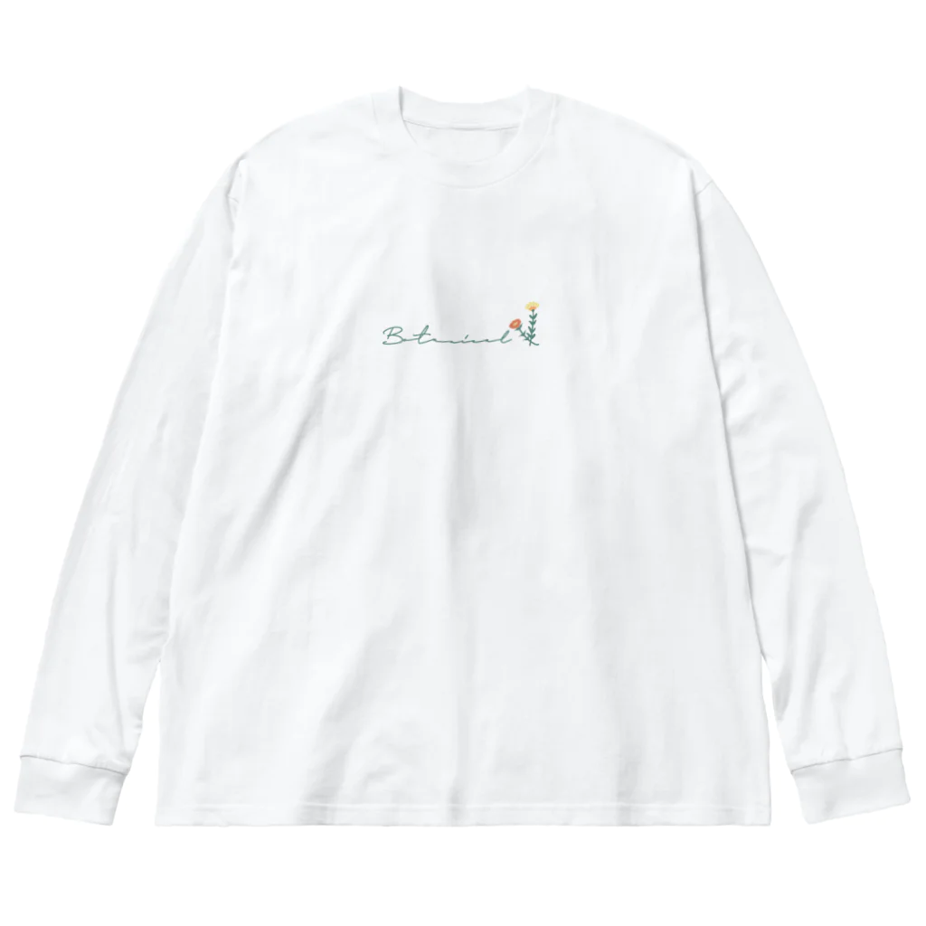 tulipのボタニカル ビッグシルエットロングスリーブTシャツ