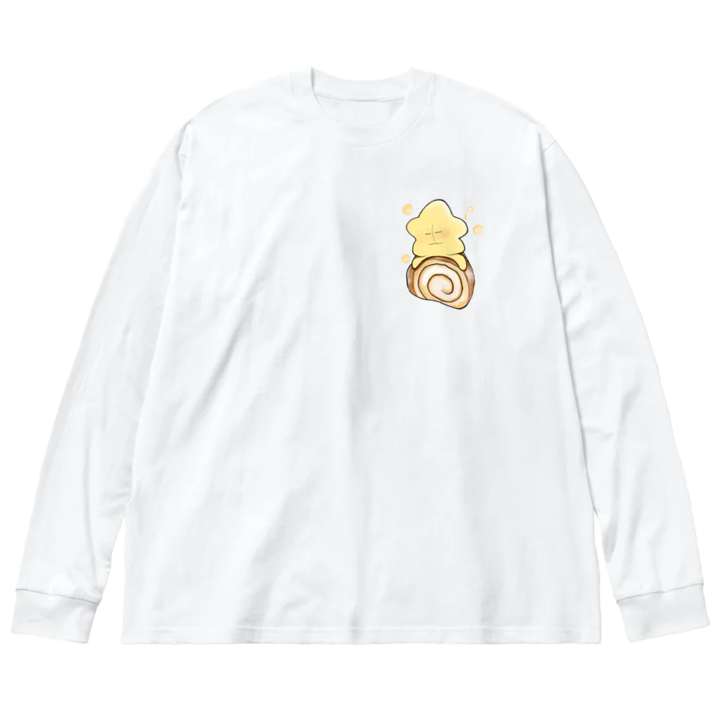 一夜⛩雪奈⛩のえふすたくん ビッグシルエットロングスリーブTシャツ