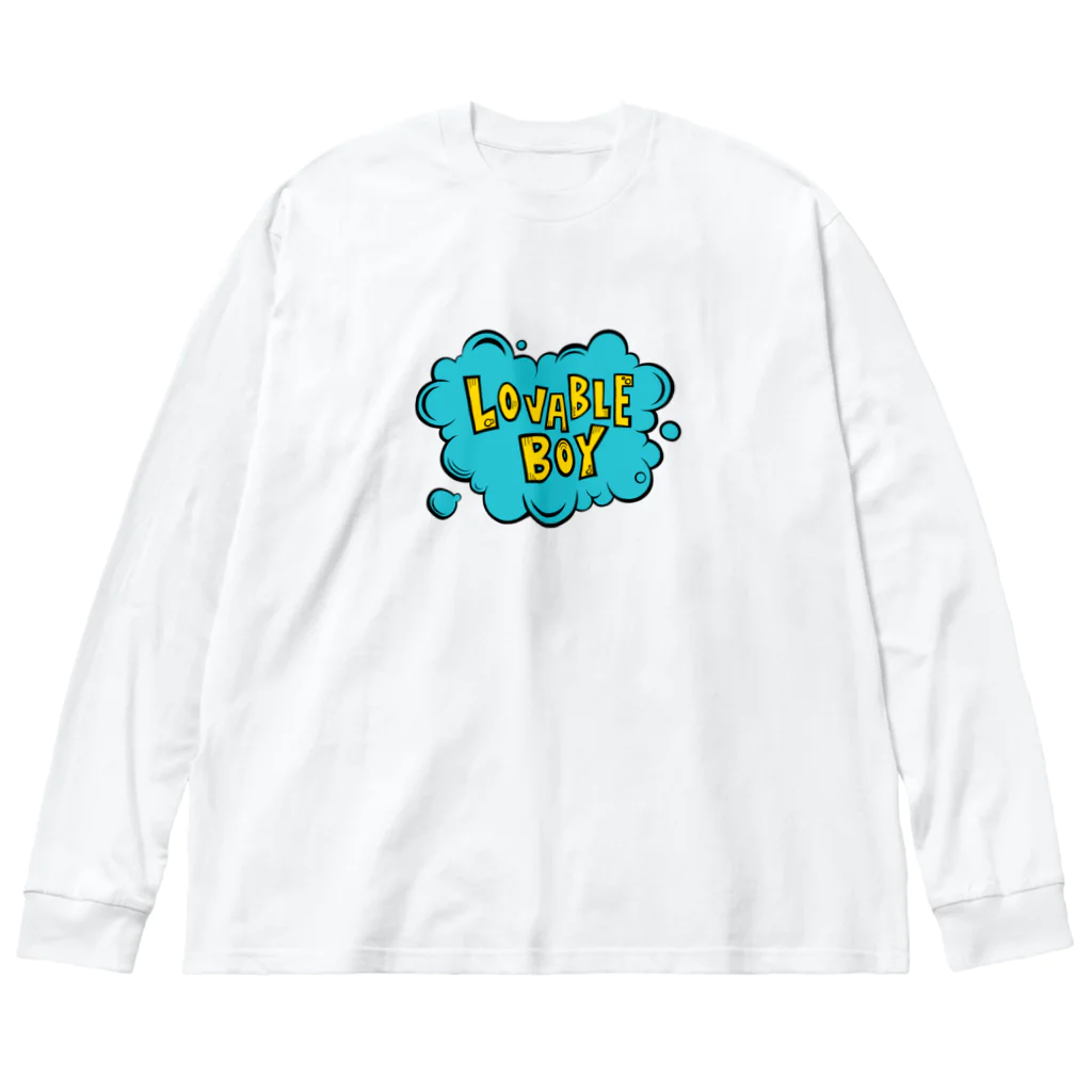 psychodoughnutsのラバブルボーイ ビッグシルエットロングスリーブTシャツ