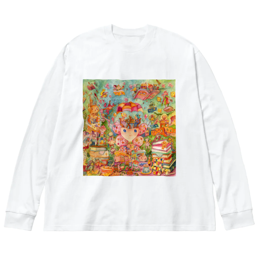 あかるいみらいけんきゅうじょのwonder(不可思議) Big Long Sleeve T-Shirt