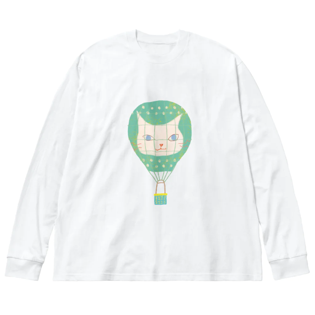 ..lineのネコキキュウ ビッグシルエットロングスリーブTシャツ