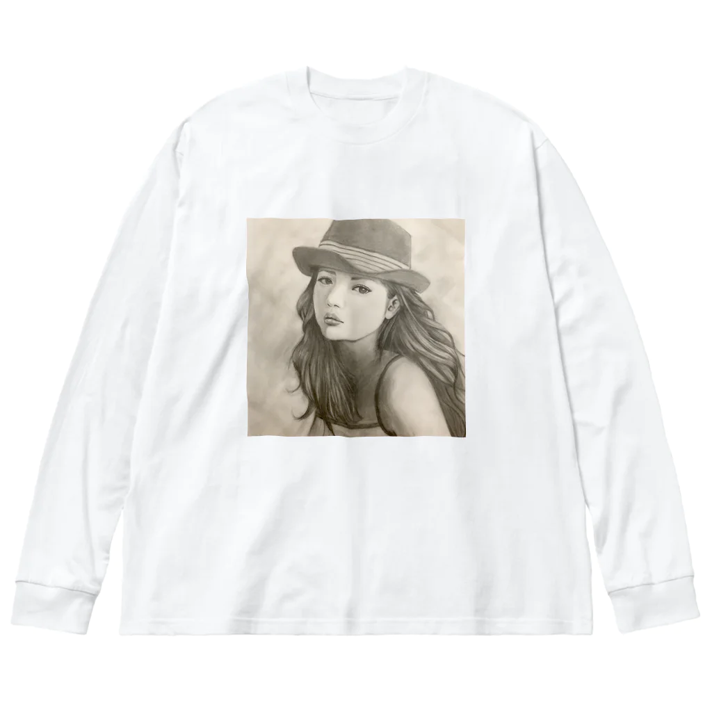 ZooBeeFooのLight Girl  Big Long Sleeve T-Shirt