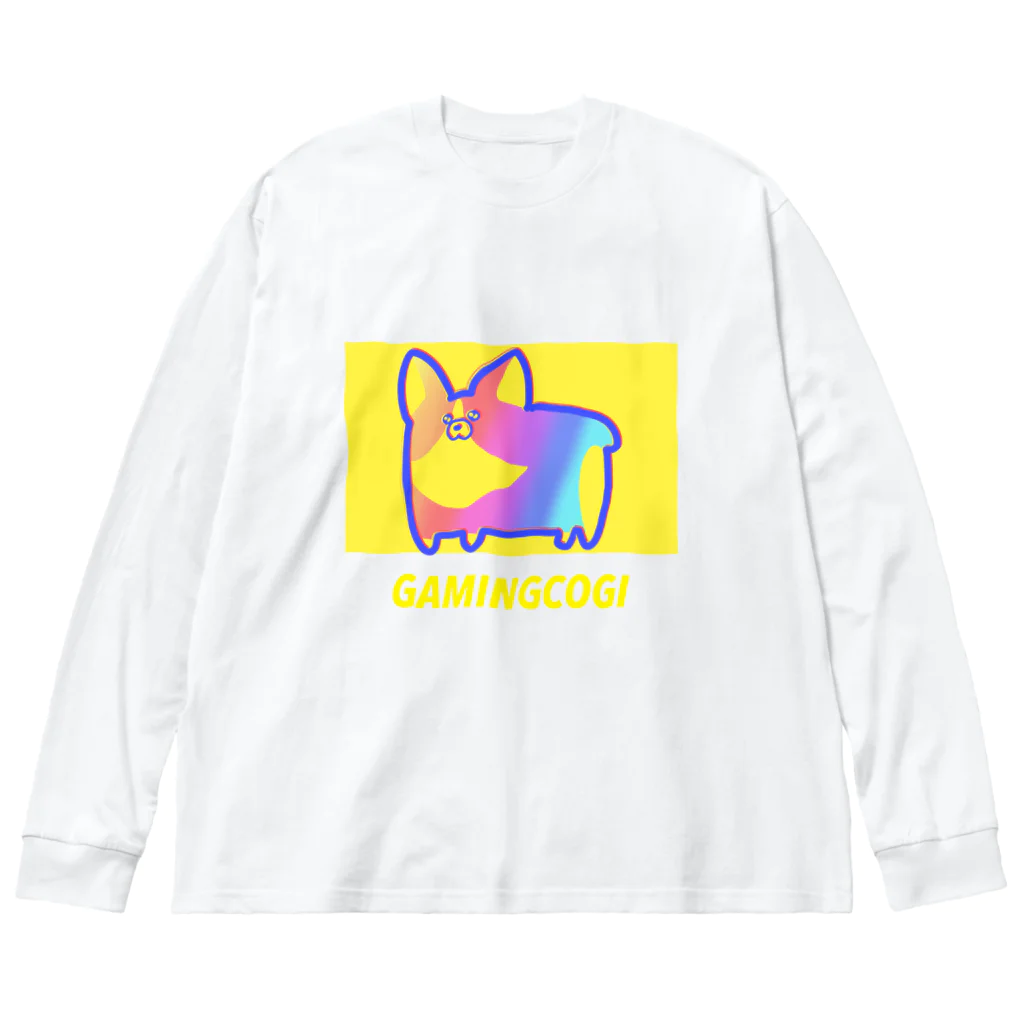 ｱ！！！ﾈｺﾁｬﾝ！！！！！！！！のゲーミングコーギー Big Long Sleeve T-Shirt