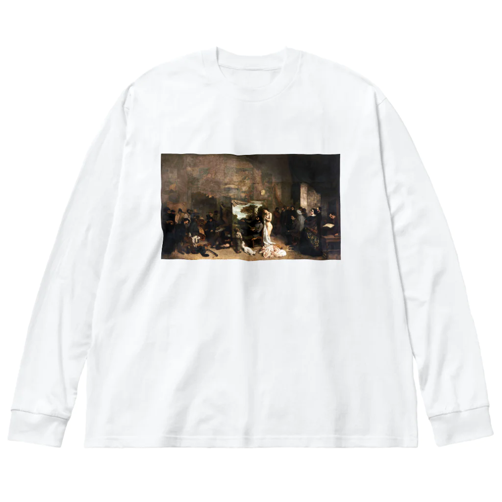 Takahashijunのギュスターヴ・クールベ(画家のアトリエ)のグッズ Big Long Sleeve T-Shirt