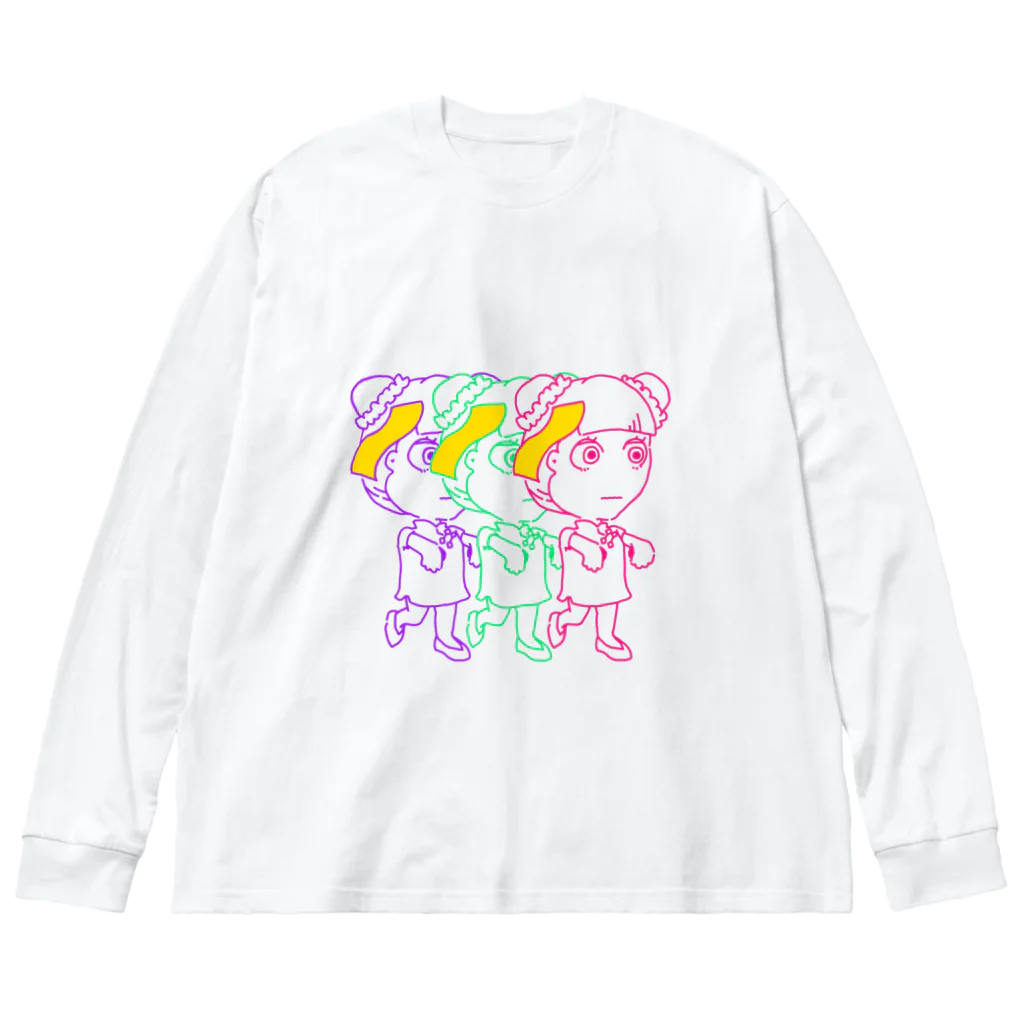 まつだあゆのすずりのキョンシーガール Big Long Sleeve T-Shirt