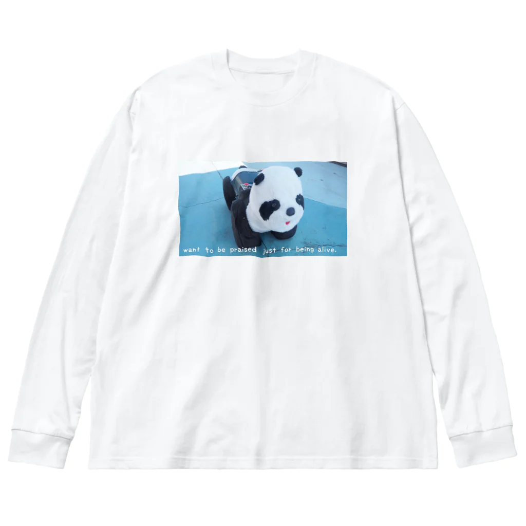 みじんこ🐹🍥のパンダカー Big Long Sleeve T-Shirt