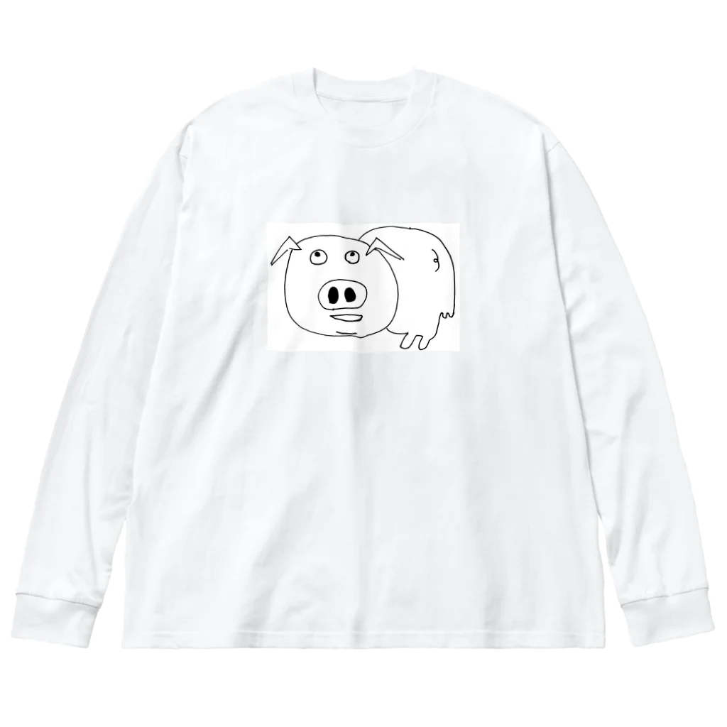 DAIGO-NISHINARIのTHE　ピッグ Big Long Sleeve T-Shirt