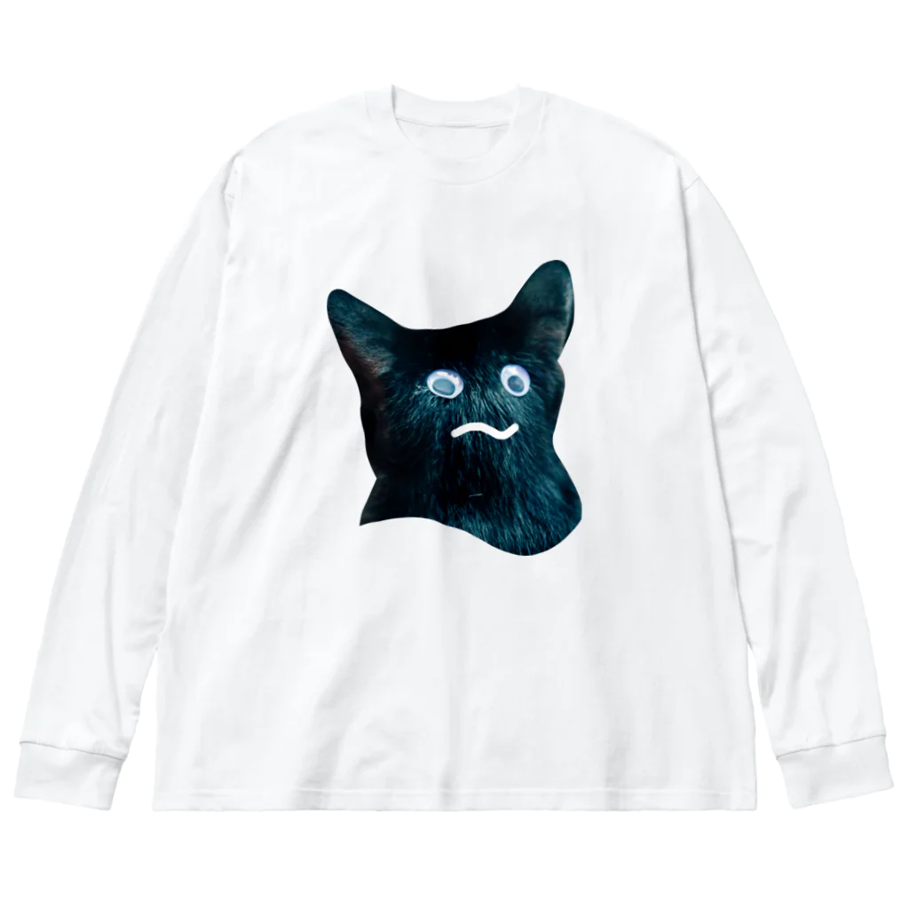 こいぬおじさんのおばけ猫 Big Long Sleeve T-Shirt