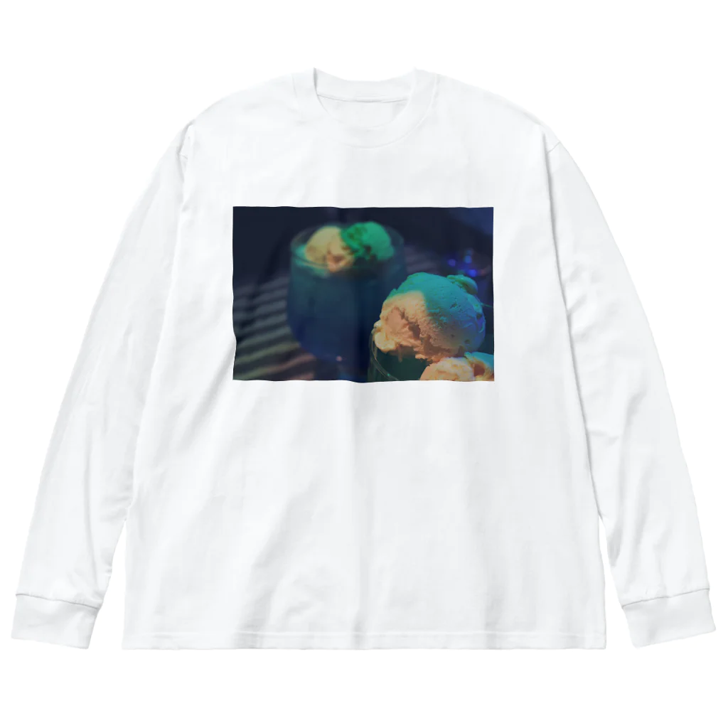 笹塚茶々丸のあの日のソーダ水ロンＴ Big Long Sleeve T-Shirt