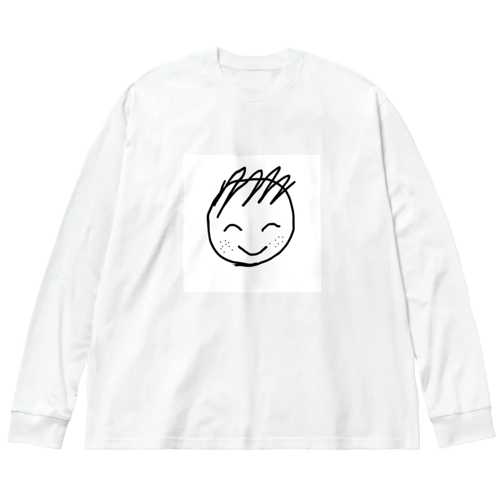 おハゲくんのお父ちゃんのおハゲくん Big Long Sleeve T-Shirt