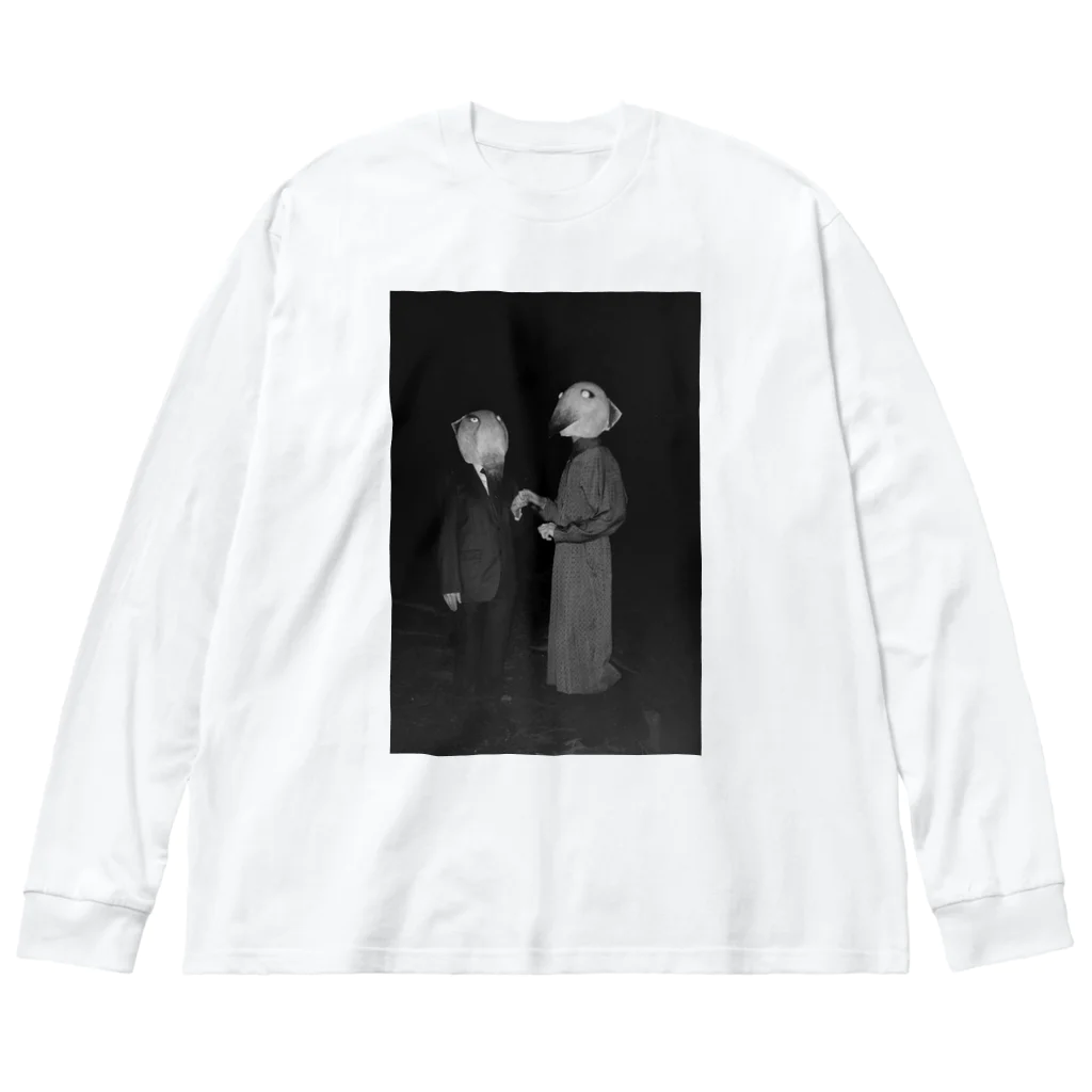 Merry Christmas ShopのRattattattattat-creep ビッグシルエットロングスリーブTシャツ