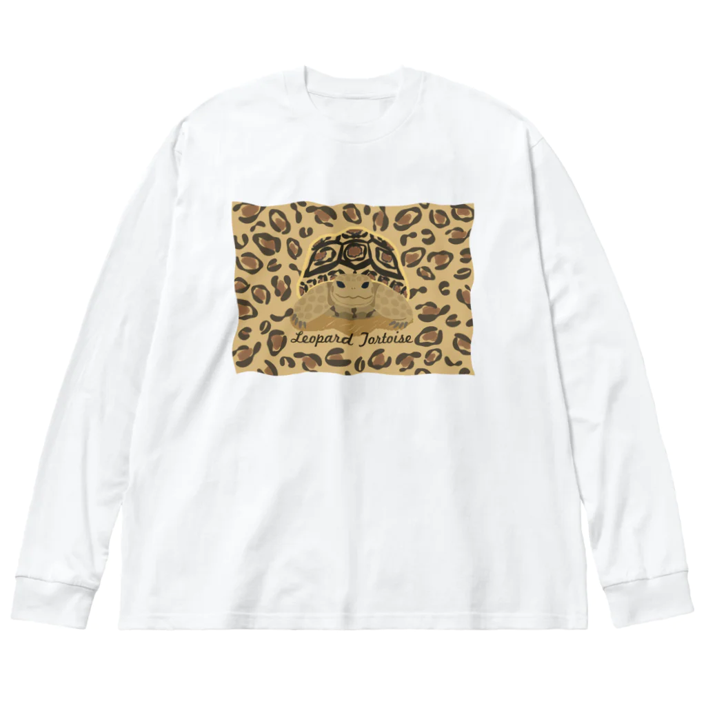 はやしりえのヒョウ柄ヒョウモンガメさん Big Long Sleeve T-Shirt