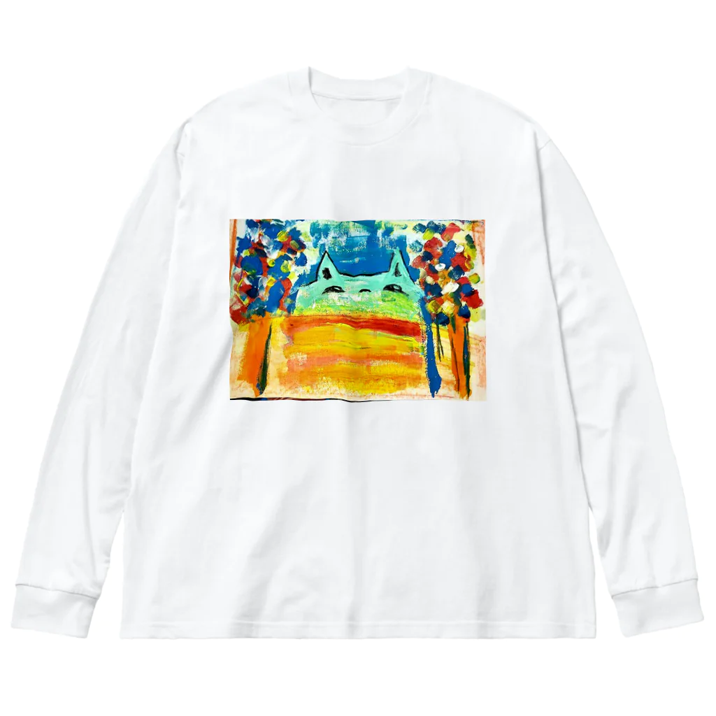 ▲ゆっこ(岩手産のスカイツリー )▲の猫farm Big Long Sleeve T-Shirt