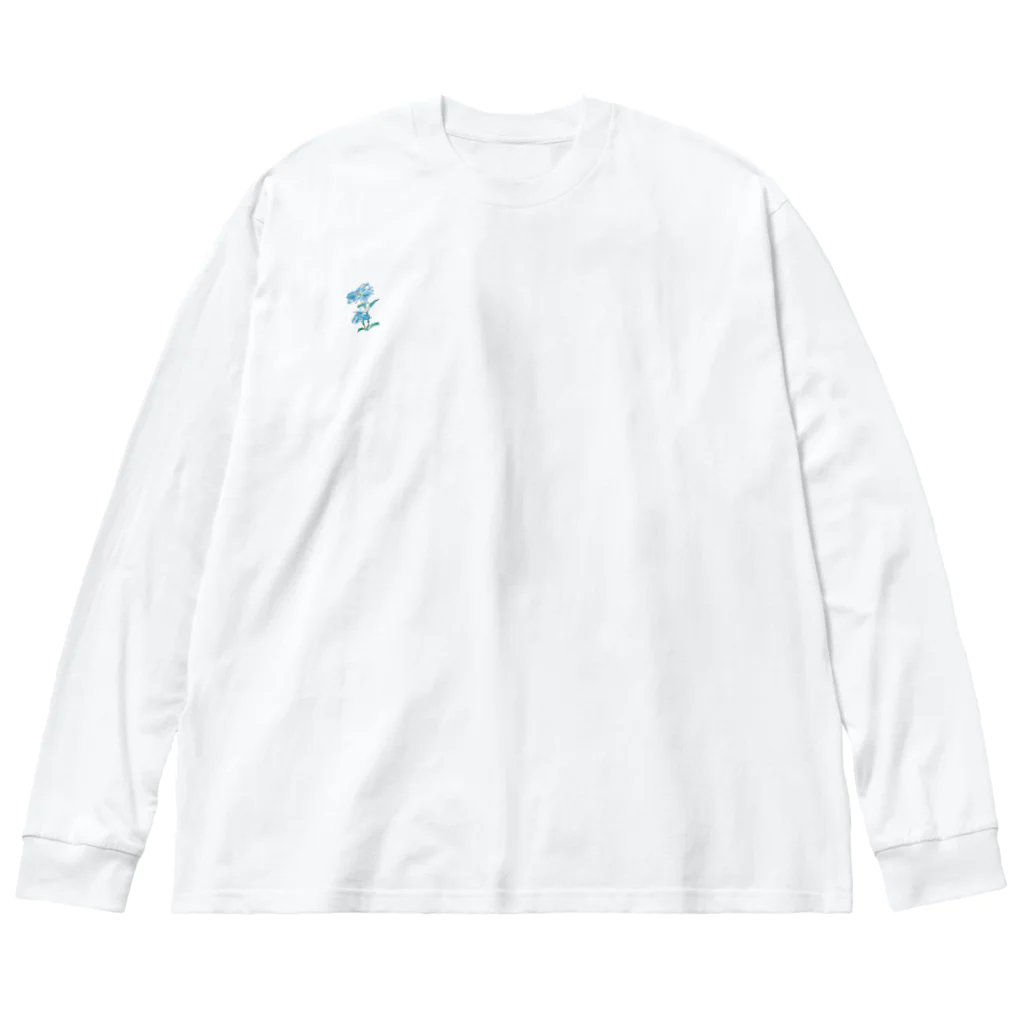 Dilly_DallyのDelphinium ビッグシルエットロングスリーブTシャツ