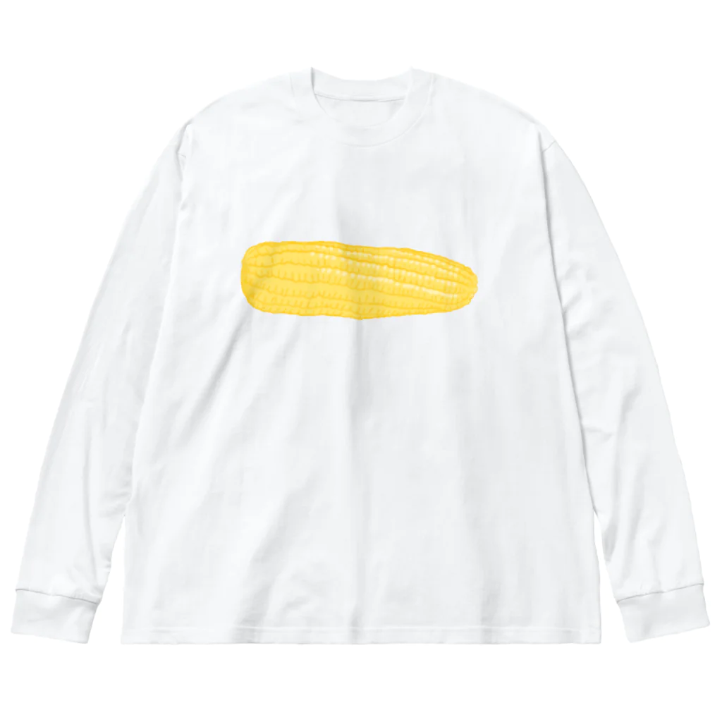 かえるのてぶくろのとうきび一本 Big Long Sleeve T-Shirt