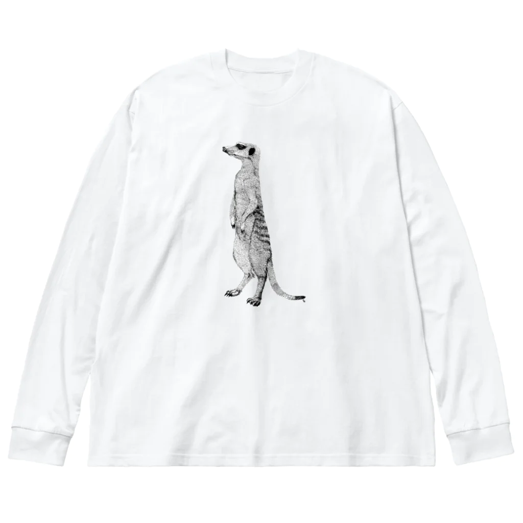 segasworksのミーアキャット（ペン画） Big Long Sleeve T-Shirt