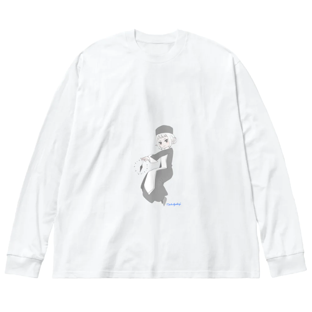 もかふしぎ🐰のモリオンの擬人化 Big Long Sleeve T-Shirt