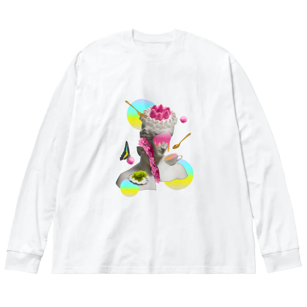 カズシフジイのスイーツな像 Big Long Sleeve T-Shirt