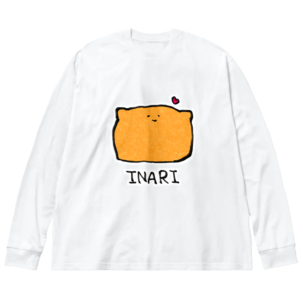 ぎんが屋-wassyoi-のINARIちゃん ビッグシルエットロングスリーブTシャツ