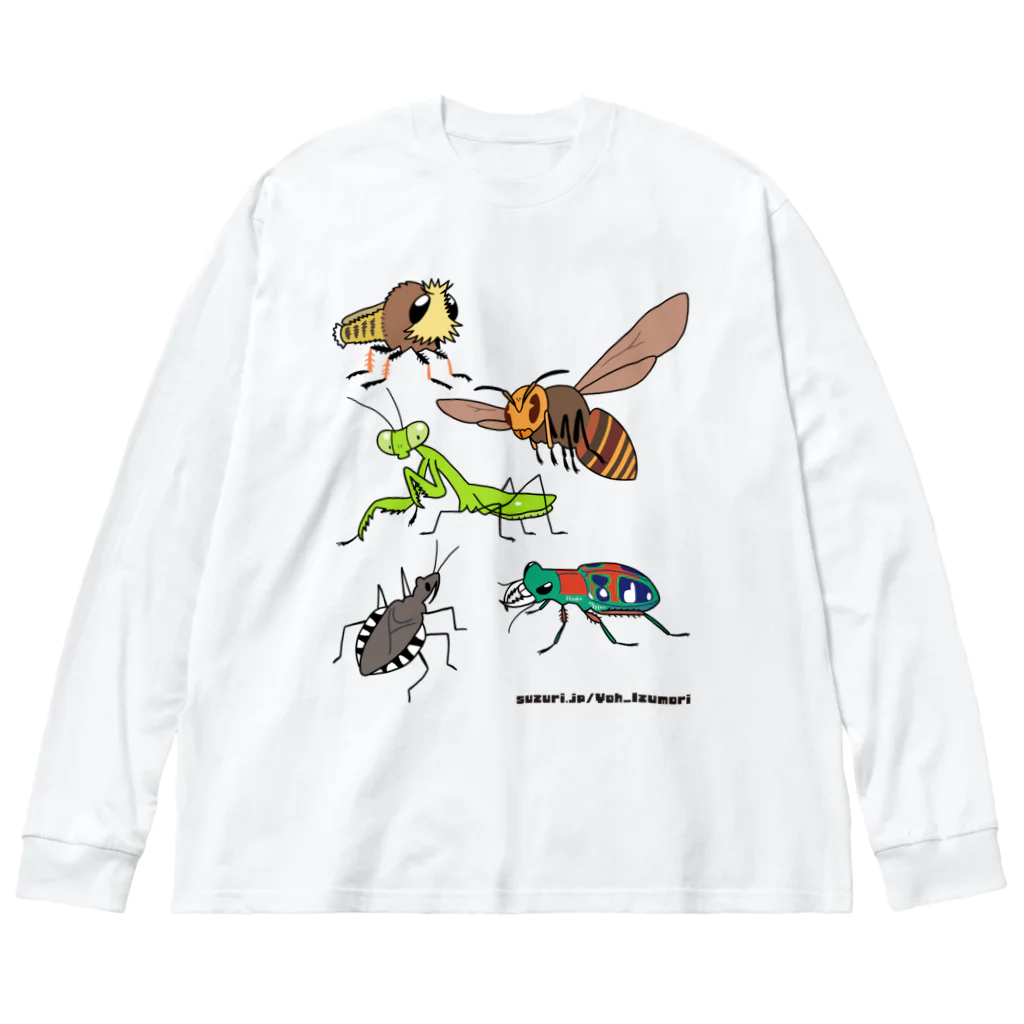 幻想水系branch　byいずもり・ようのentomograffiti　〜predators〜 ビッグシルエットロングスリーブTシャツ