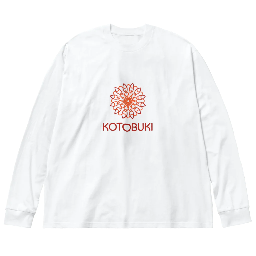 KOTOBUKIのKOTOBUKIロゴ ビッグシルエットロングスリーブTシャツ