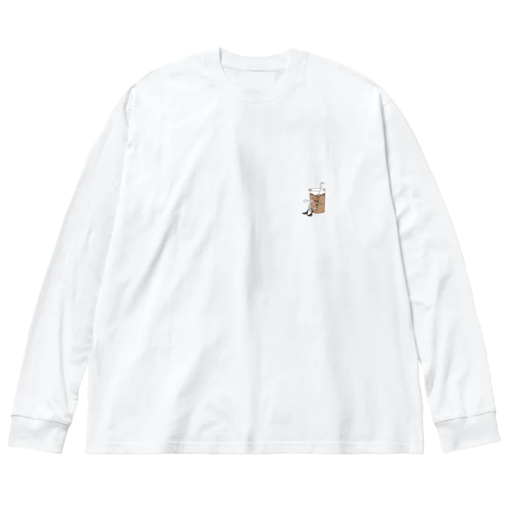 はちこのかふぇこさん Big Long Sleeve T-Shirt