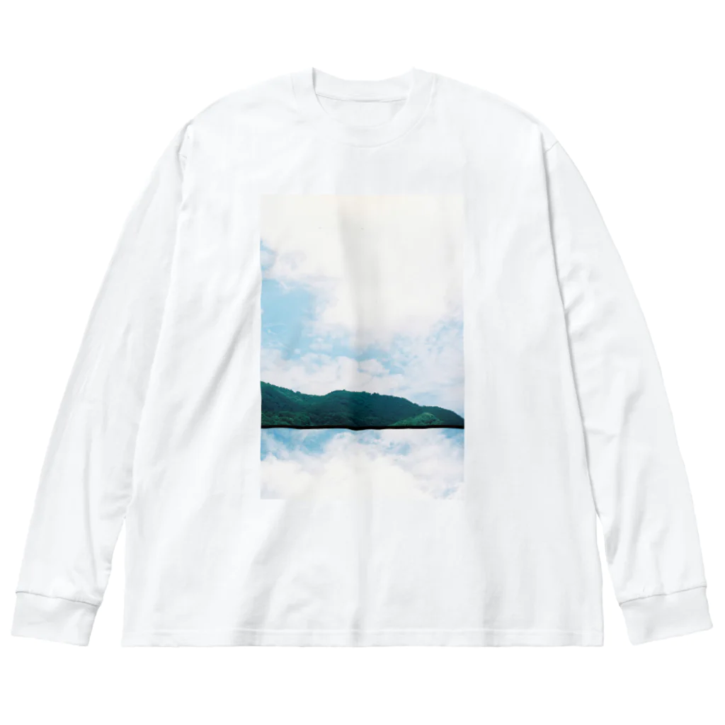 idmのずれた空 ビッグシルエットロングスリーブTシャツ