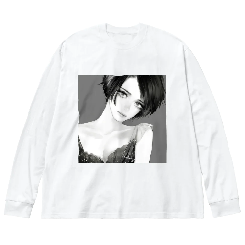 dahlia shop SUZURIのUntitled 3 Big Long Sleeve T-Shirt