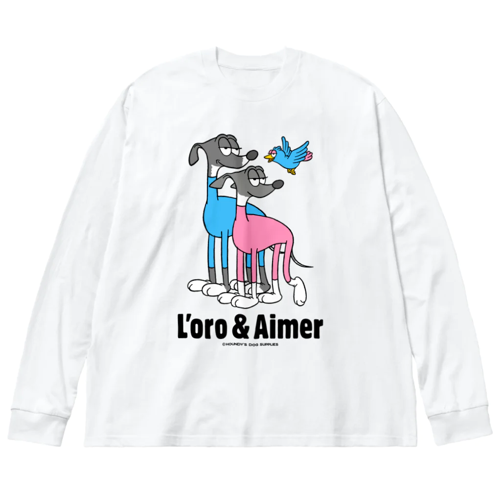 Houndy's supply イタグレ服【ハウンディーズ】のLolo&almerさん専用 Big Long Sleeve T-Shirt