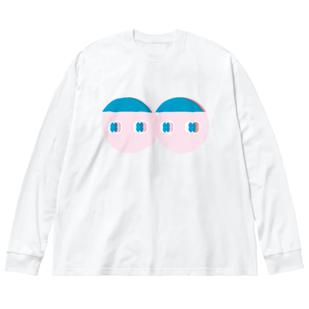 つづくのショップのつづく／MABOROSHI ビッグシルエットロングスリーブTシャツ