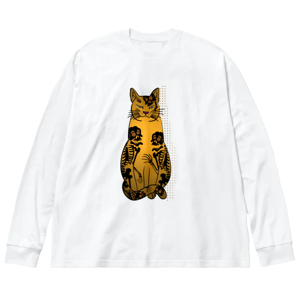 Astrolab • アストロラーベのCat and Boners ビッグシルエットロングスリーブTシャツ