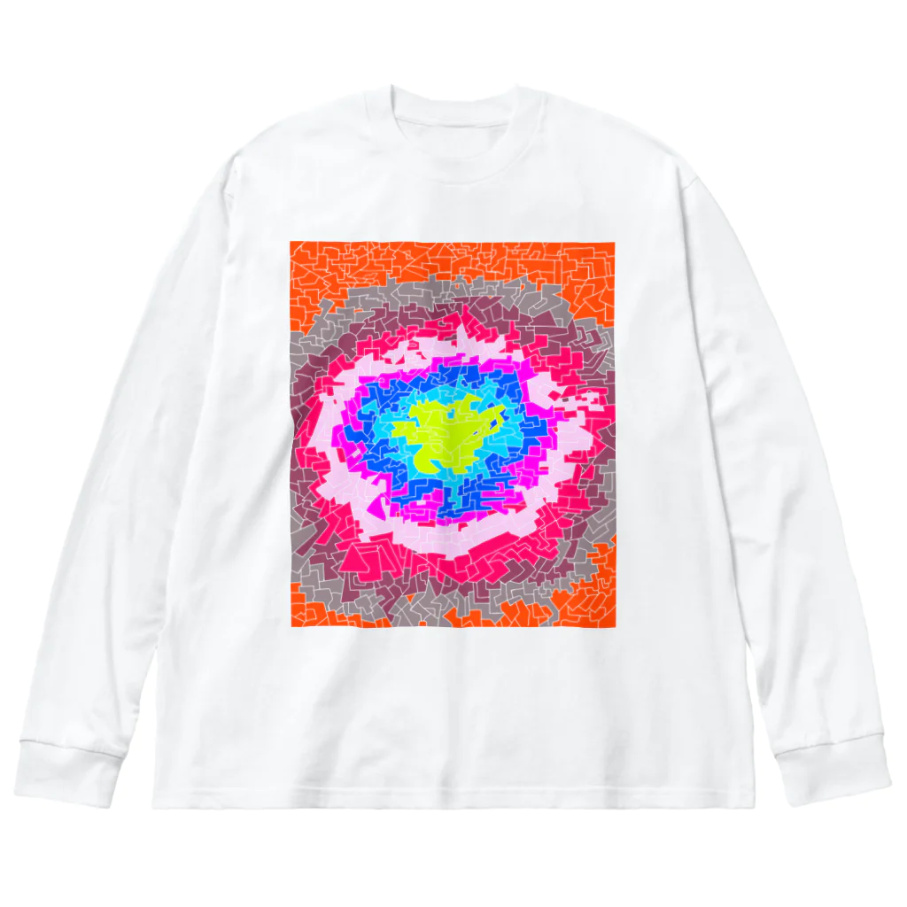 komgikogikoのヒビ Big Long Sleeve T-Shirt