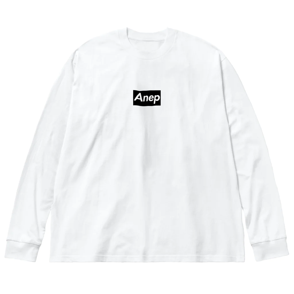 AnepのAnep color black version ビッグシルエットロングスリーブTシャツ