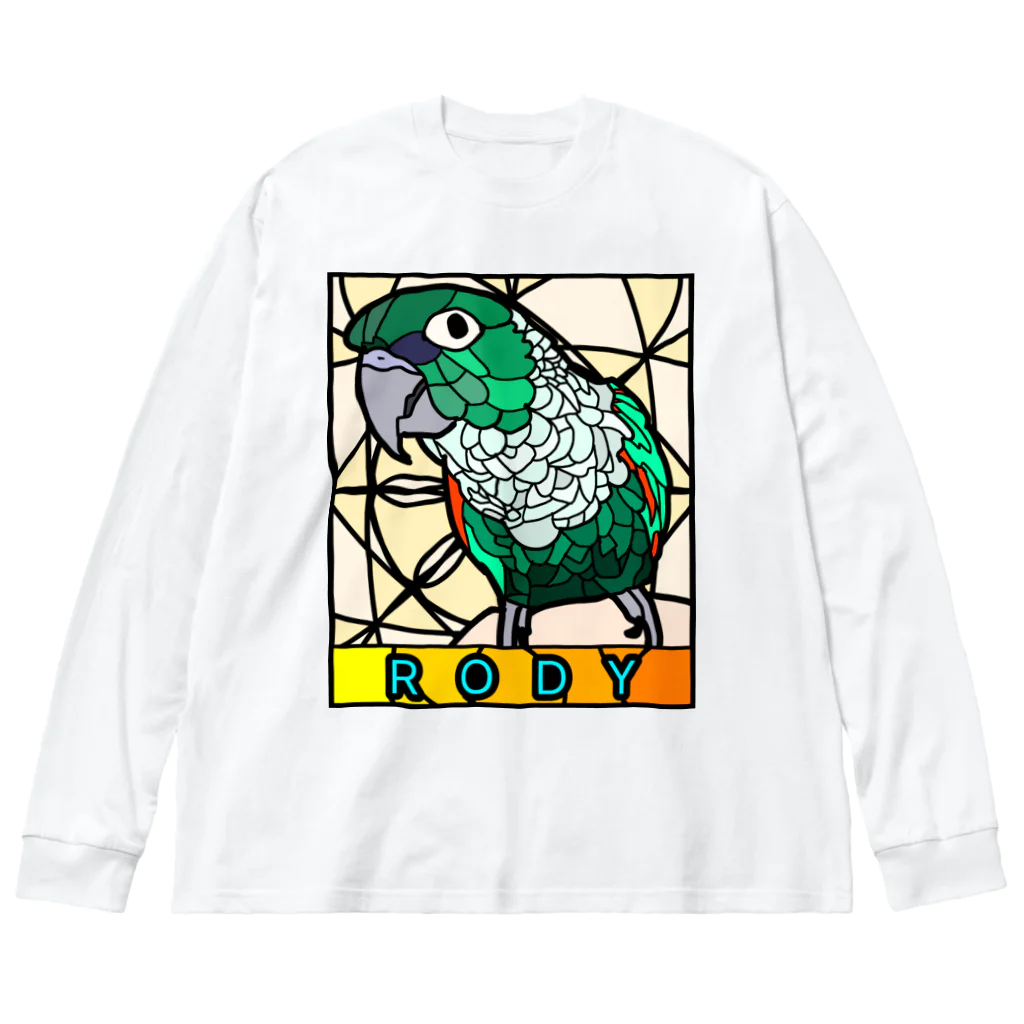 shi-chi Labo graph(詩一）のRODY！！ ビッグシルエットロングスリーブTシャツ