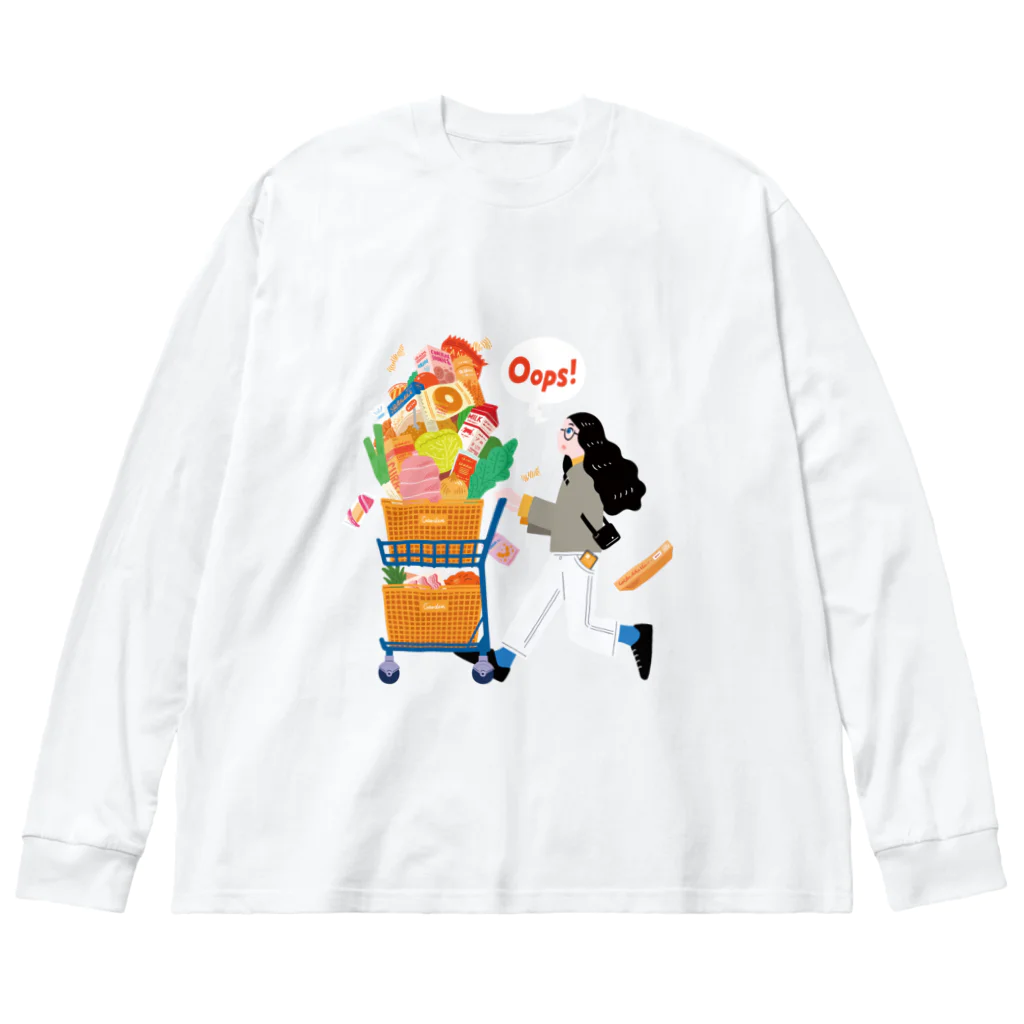 KOUHOKU_GARDENのイラスト(大きめ) Big Long Sleeve T-Shirt