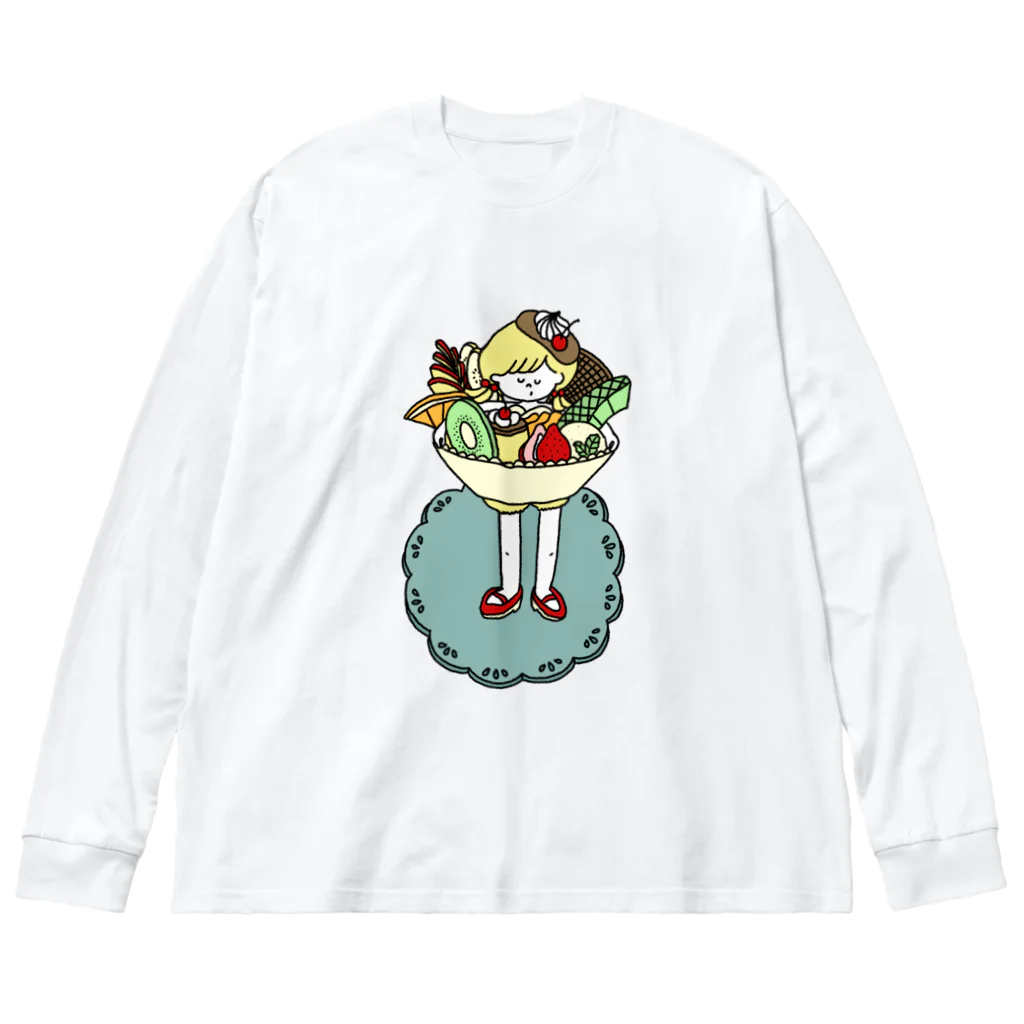 tanakasakiのおひとりさまパフェ Big Long Sleeve T-Shirt