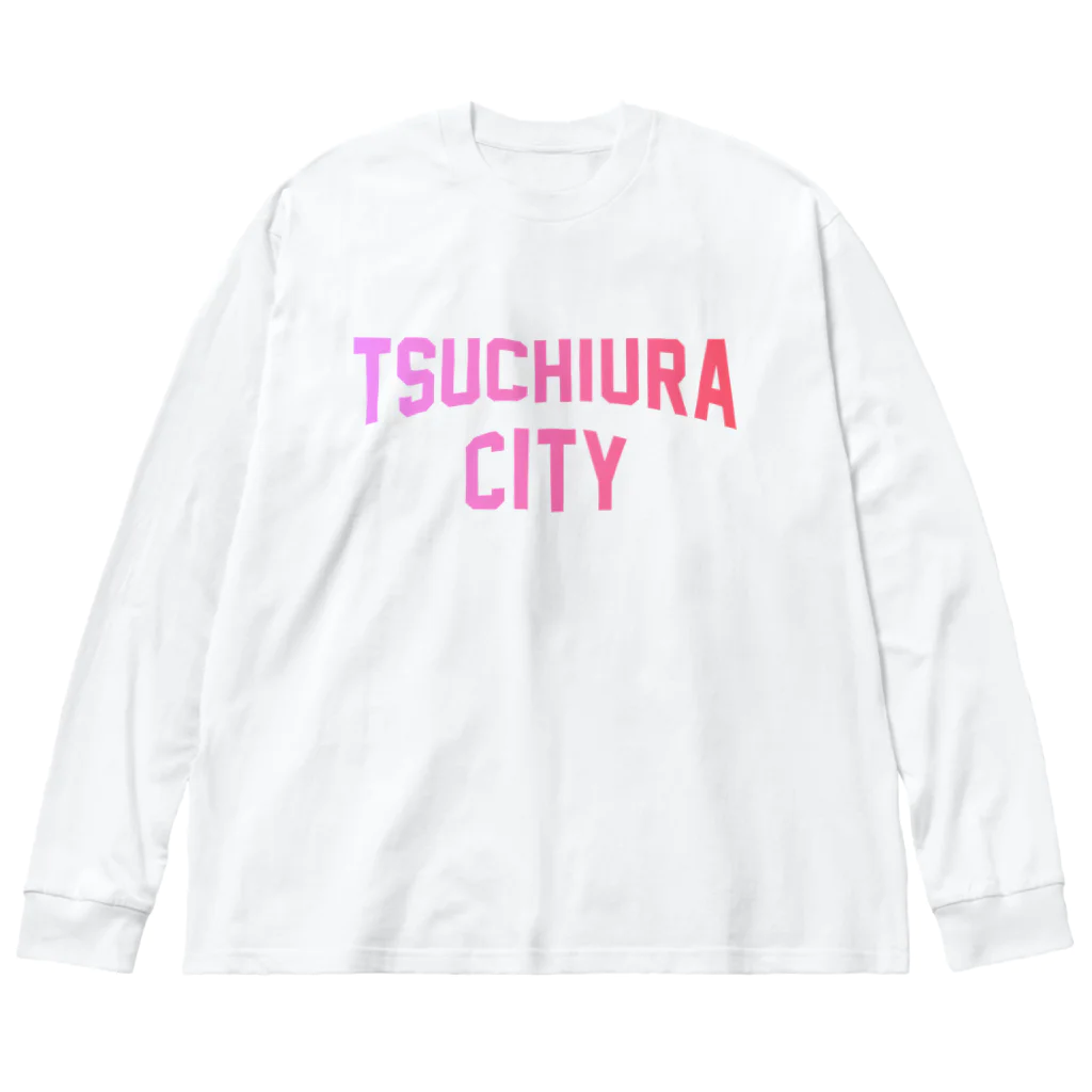 JIMOTOE Wear Local Japanの土浦市 TSUCHIURA CITY ロゴピンク ビッグシルエットロングスリーブTシャツ