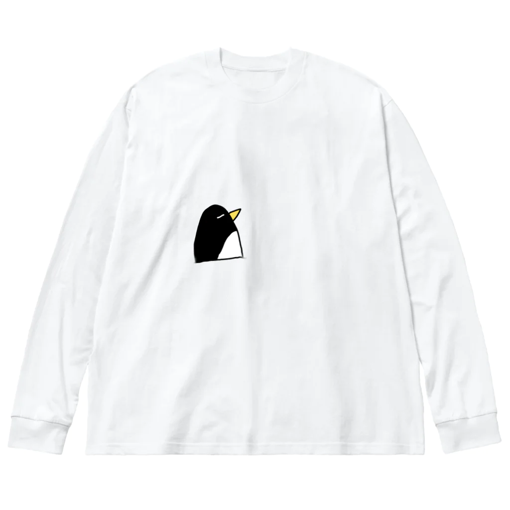 布団の中は無重力の無重力ぺんぎん Big Long Sleeve T-Shirt