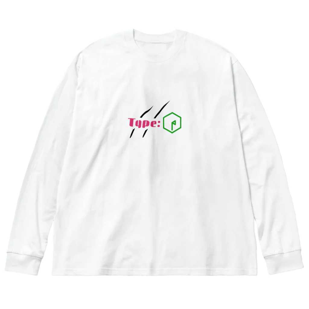 Type:PのType:P 「ロゴ」モデル Big Long Sleeve T-Shirt