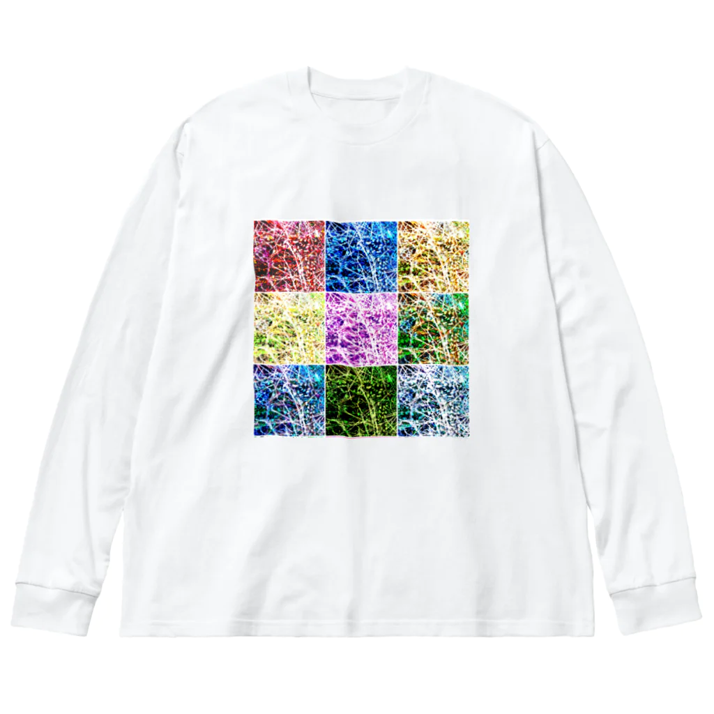MUGURa-屋のムグラのグ　混 ビッグシルエットロングスリーブTシャツ