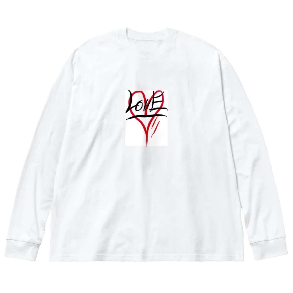 🌴YOLO🌴のLOVE. ビッグシルエットロングスリーブTシャツ