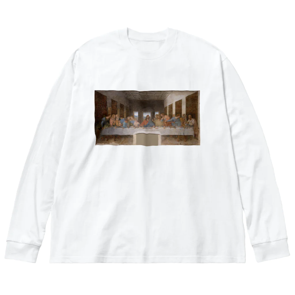 HOKO-ANのレオナルド・ダ・ビンチ　最後の晩餐 The Last Supper Big Long Sleeve T-Shirt