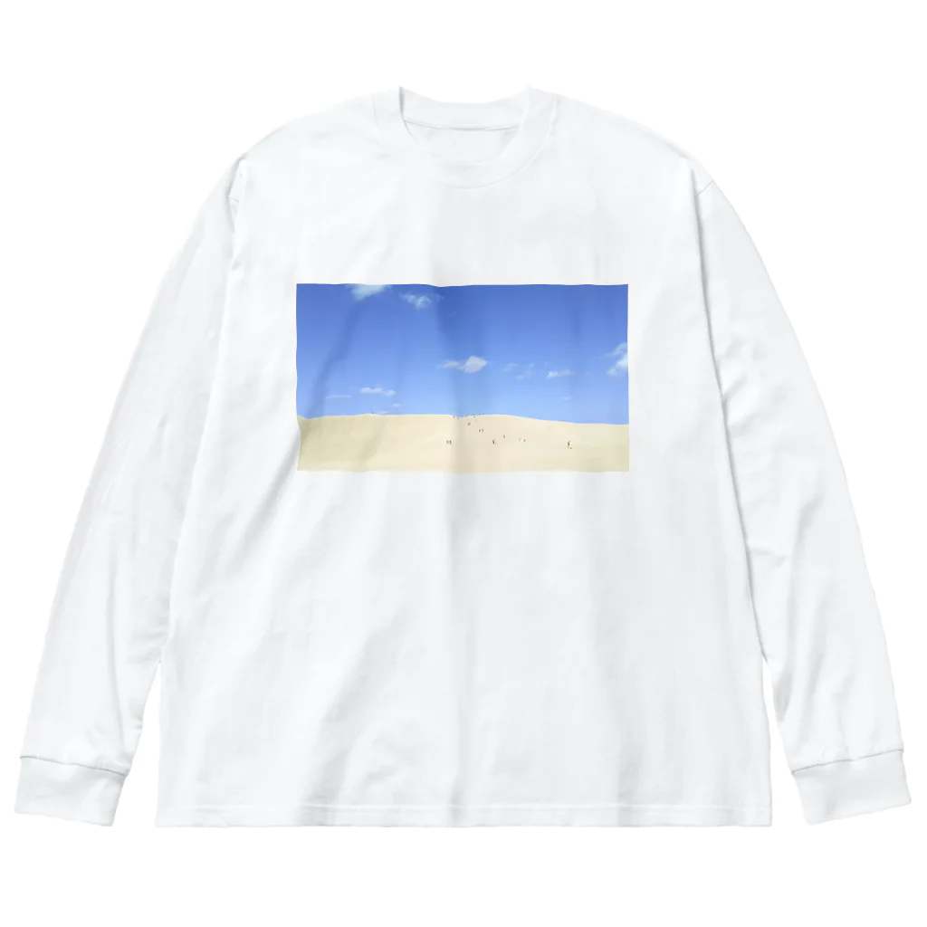 moujiの砂丘 Big Long Sleeve T-Shirt