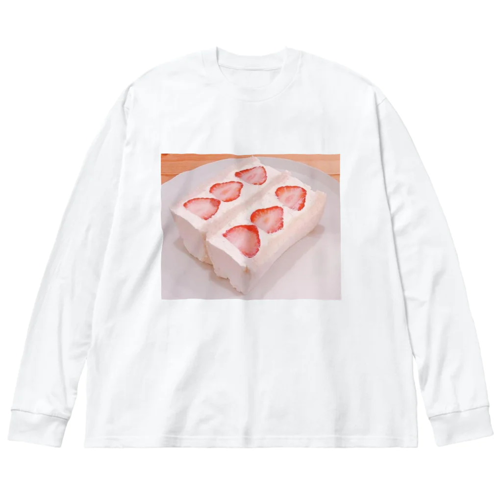 癒しショップのショートケーキ Big Long Sleeve T-Shirt