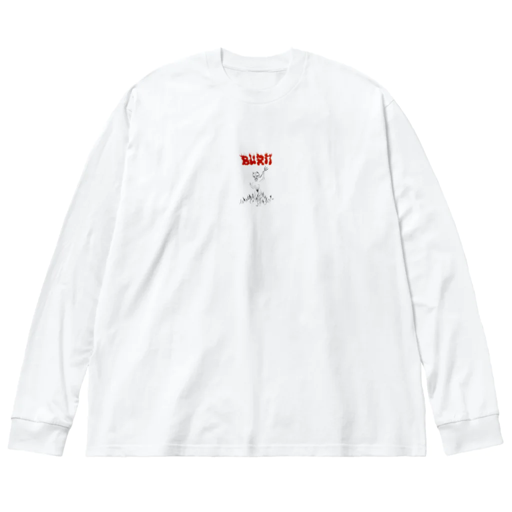 ME ApparelのBURN in ' 〜鬼〜 ビッグシルエットロングスリーブTシャツ