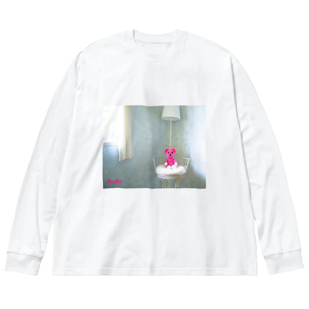 PostPet Official Shopのミニモモ ビッグシルエットロングスリーブTシャツ