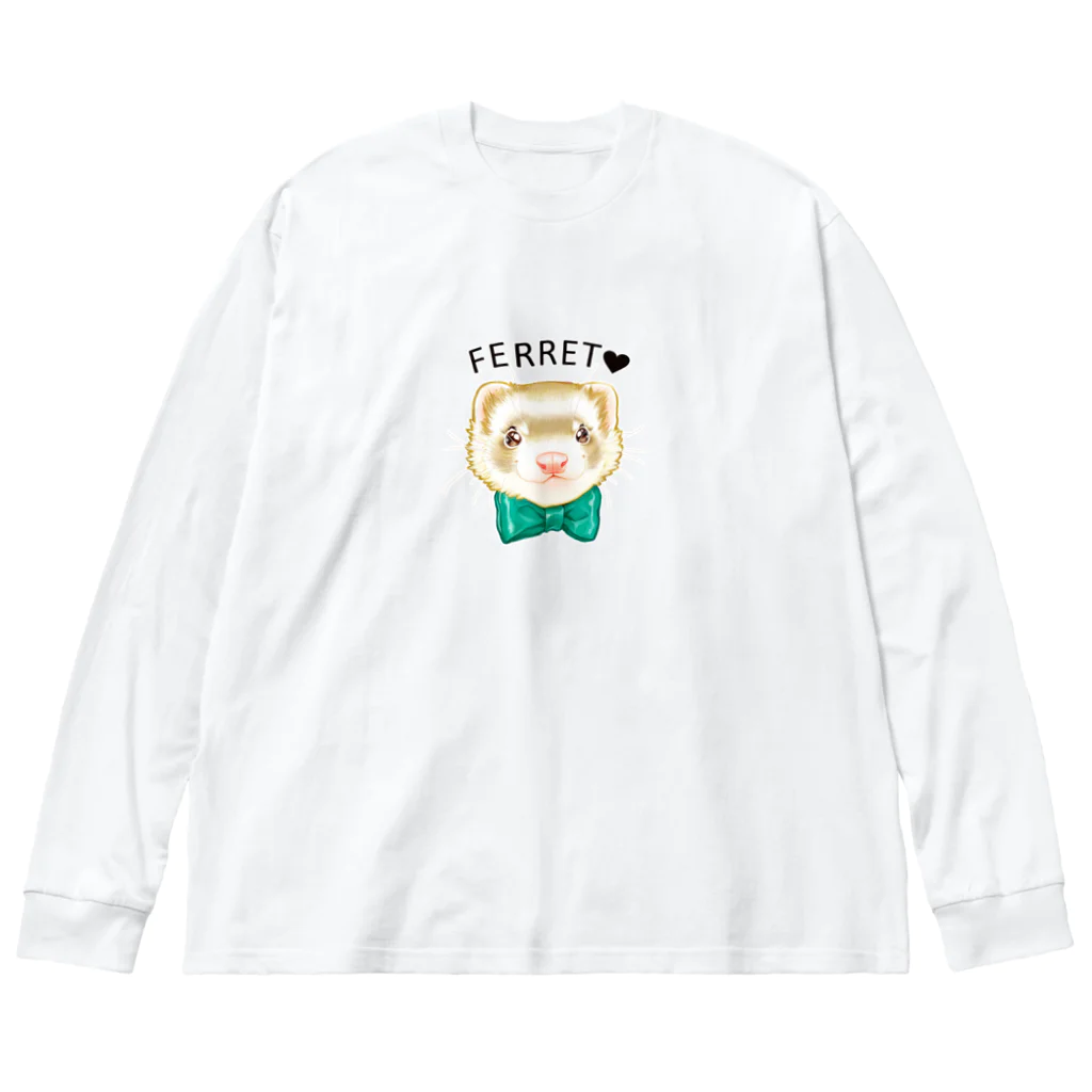 いちごだわし🐹のＦＥＲＲＥＴ♥バタースコッチ ビッグシルエットロングスリーブTシャツ